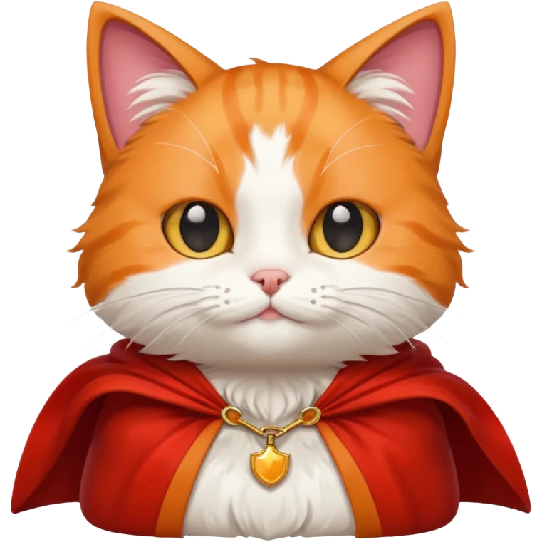 Cat hero emoji