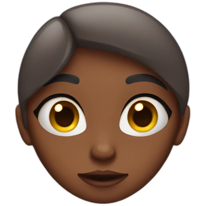 Girl rolling eyes emoji