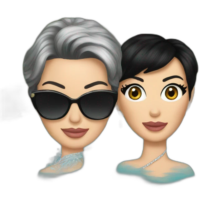 kris jenner on finding kim's lost earrings in the water emoji
