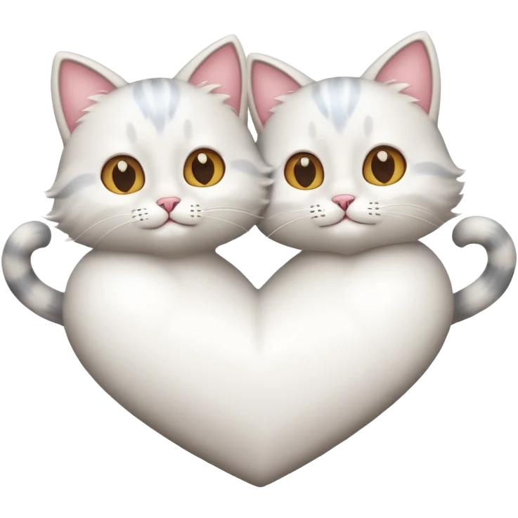coeur et chats emoji