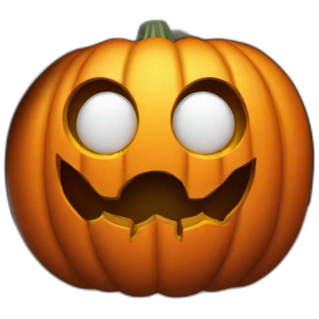 Pumpking with top hat emoji