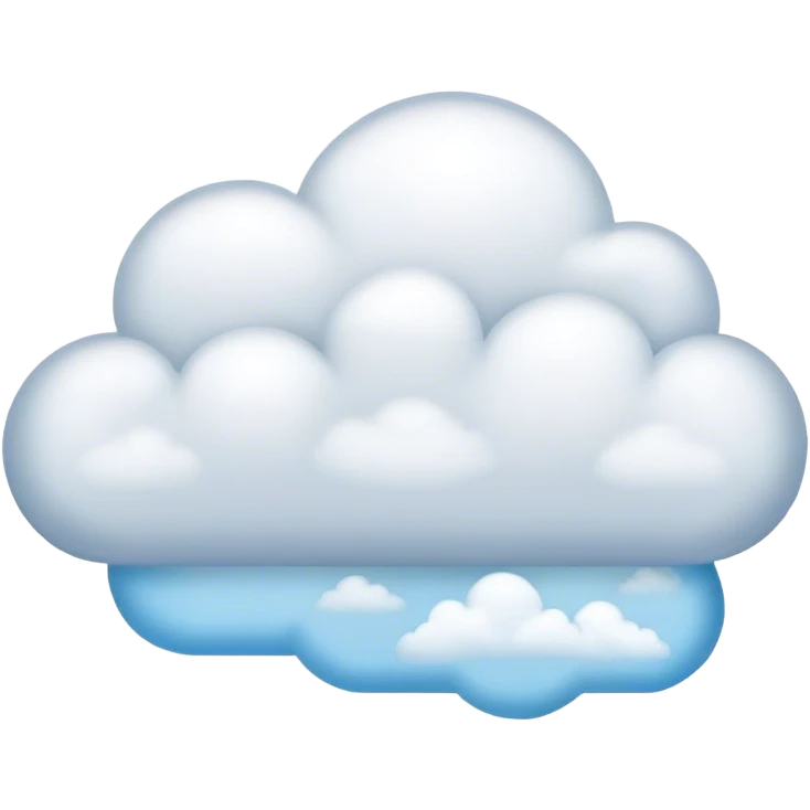 Cloud for accounting emoji