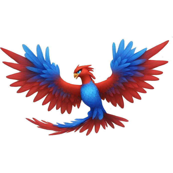 Red nd Blue Phoenix emoji