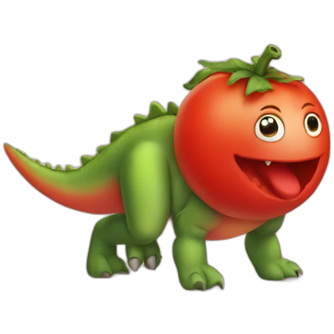 tomato-dinosaur emoji