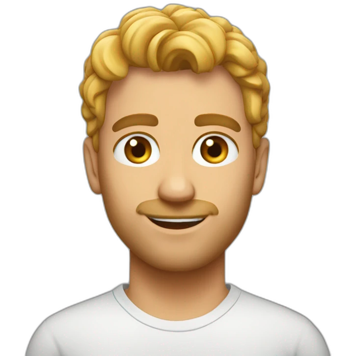 mayo içinde bir adam emoji