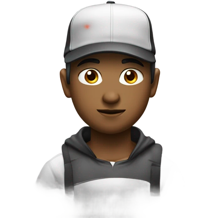 billard, mongole , 20 ans, yeux bridés, cheveux longs frisés, casquette noir emoji