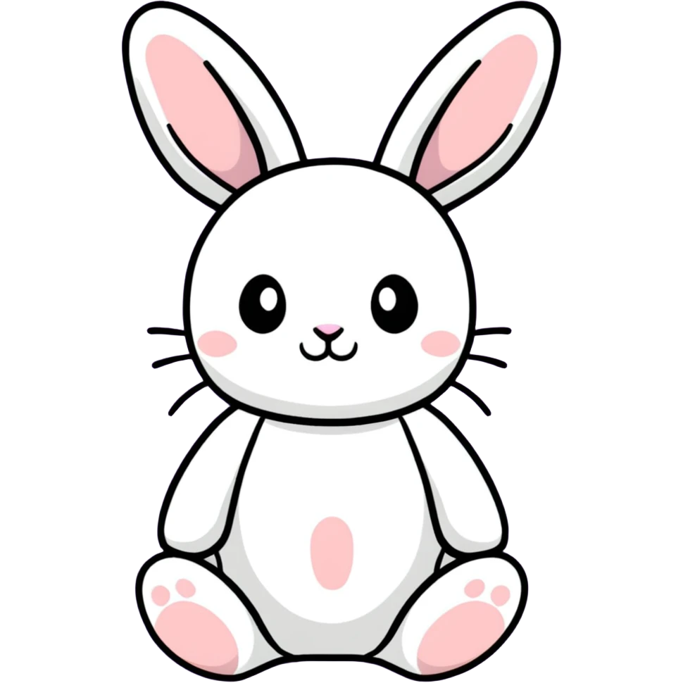 stuffed jellycat bunny emoji