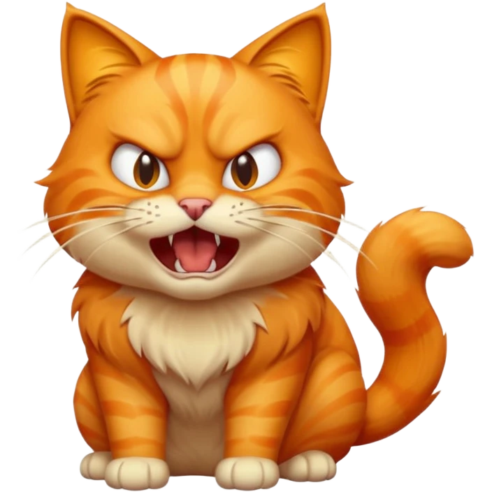 angry cat emoji