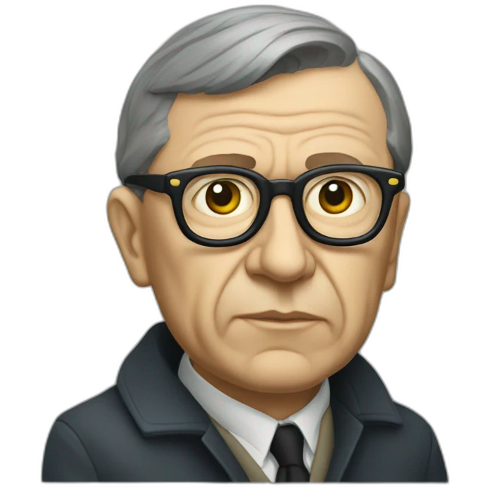 Jean-Paul Sartre emoji