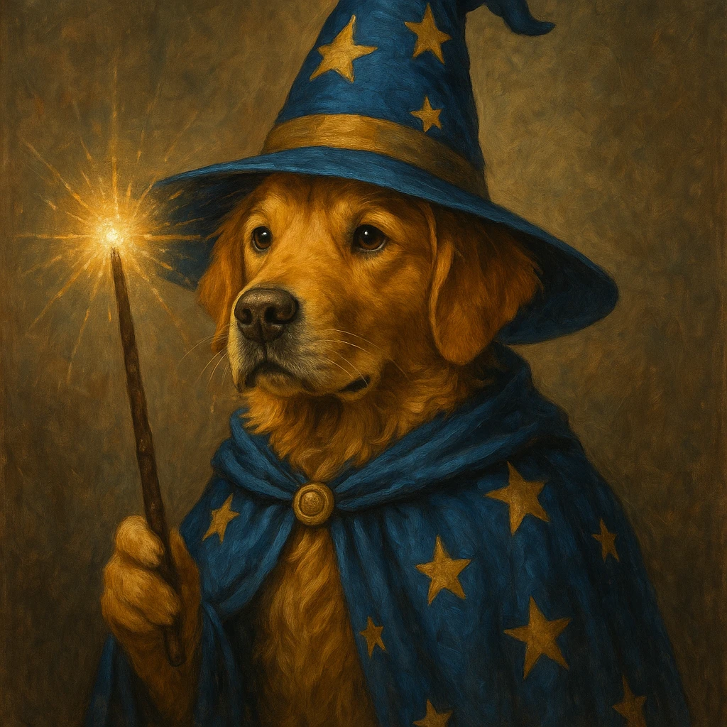 wizard dog2 emoji
