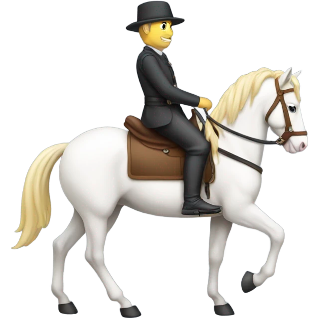 eine Reiterin auf Pferd und ein Reiter auf Pferd emoji