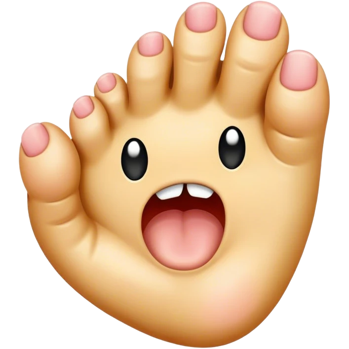 big toe emoji