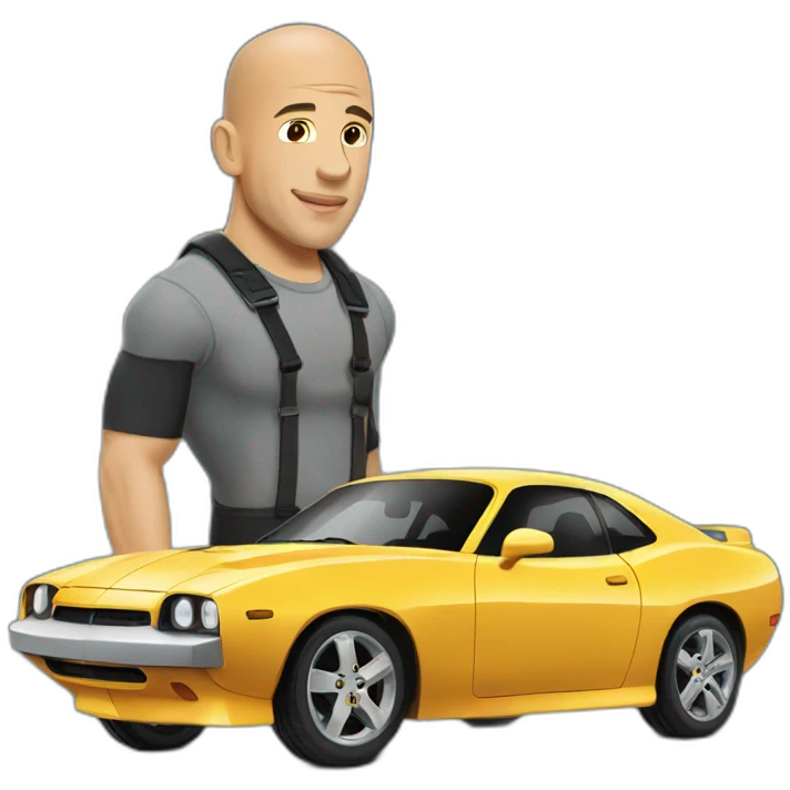 Vin diesel repair à car emoji
