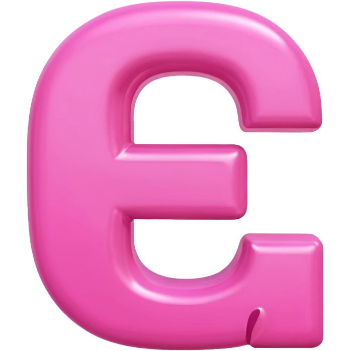 pink letter D emoji emoji