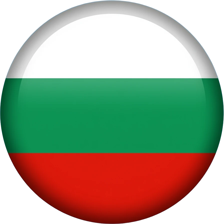 голубое небо без облок 1 белый круг в середине 1 красная полоса в низу 1 зелёная полоса выше красной полосы 1 белая полоса выше зелёной полосы в виде флага одна зелёная полоса emoji