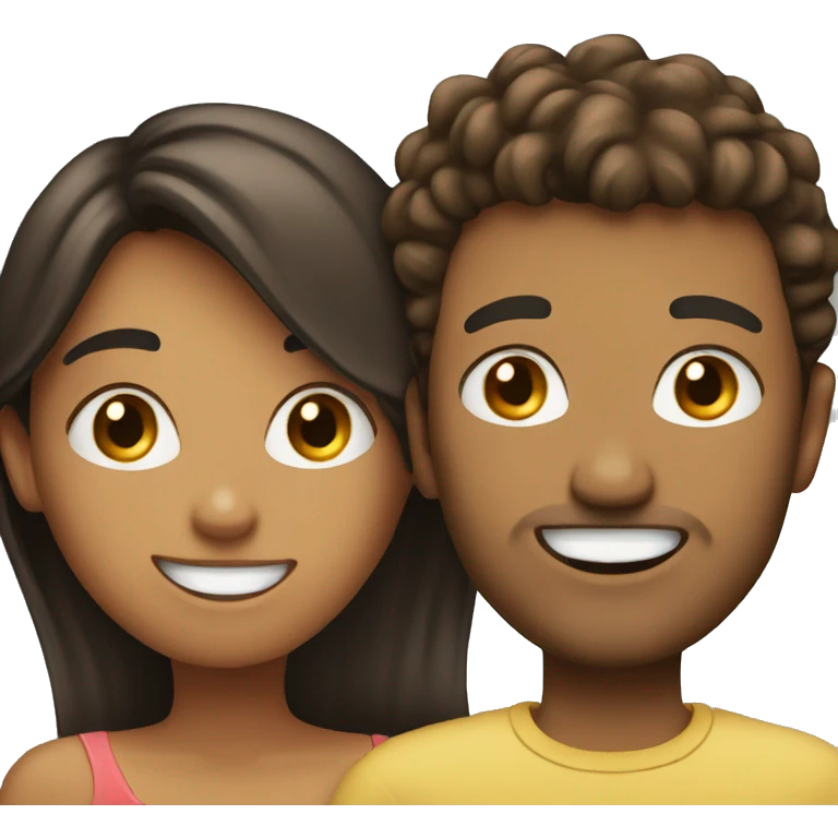 First time a couple see each other emoji