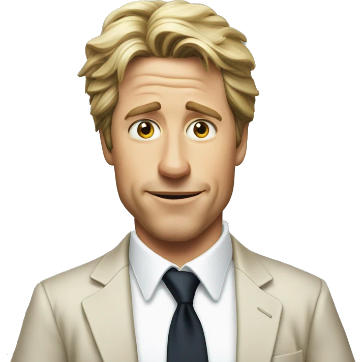 Hugh Grant blond emoji