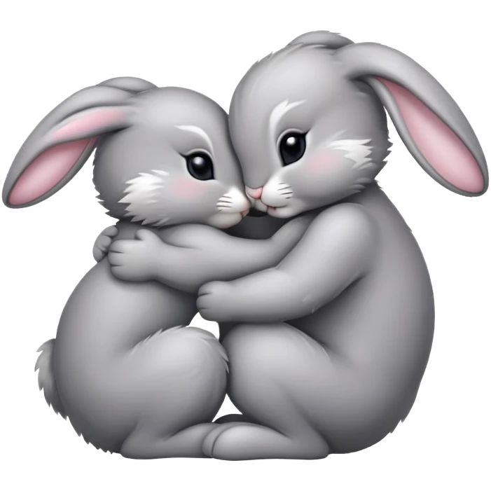 Bunny hug emoji