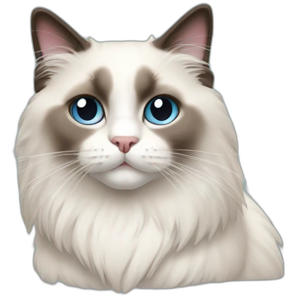 Ragdoll cat emoji