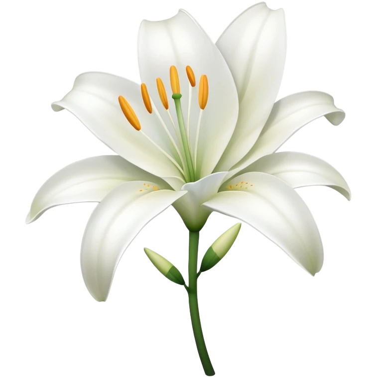 Lily flower emoji