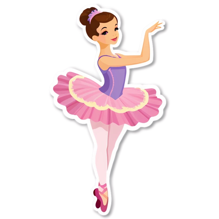 coquette ballerina emoji