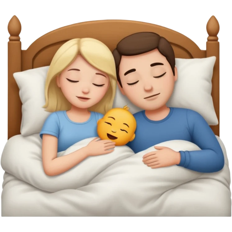 couple sleeping together  emoji