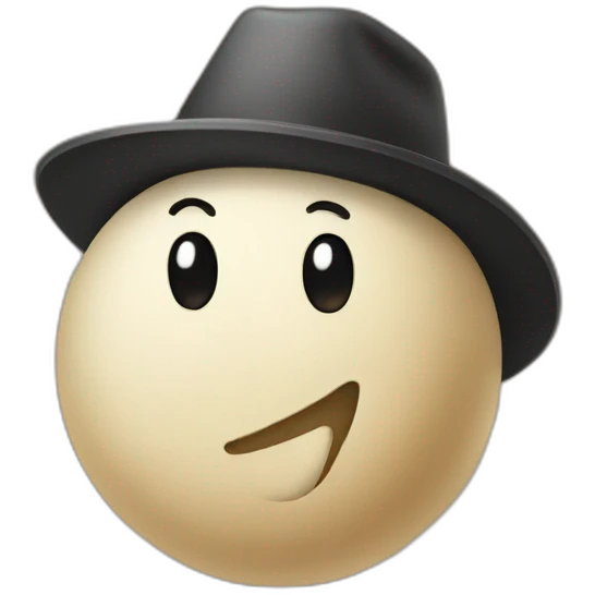sesame seed with a hat emoji