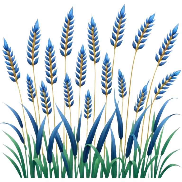 blue wheat emoji