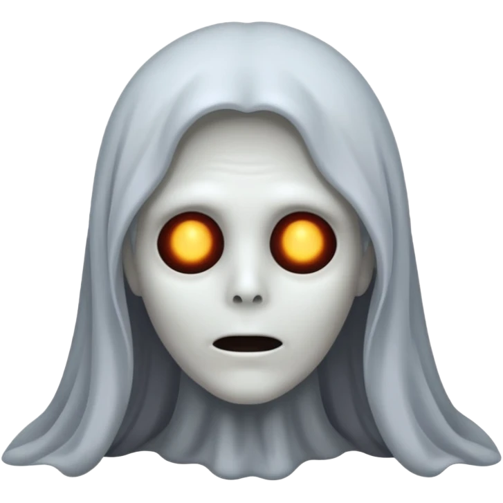 dead hair ghost emoji