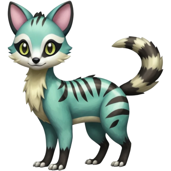 Meloetta-Vernid-Trico-Sergal-Civet-Pokémon-Fakémon-creature emoji
