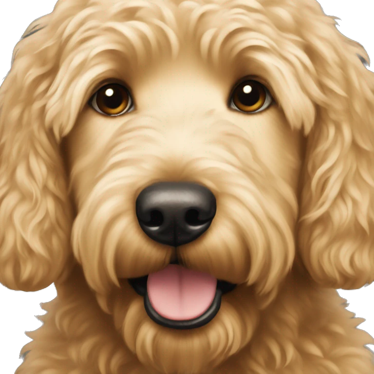 Golden doodle  emoji