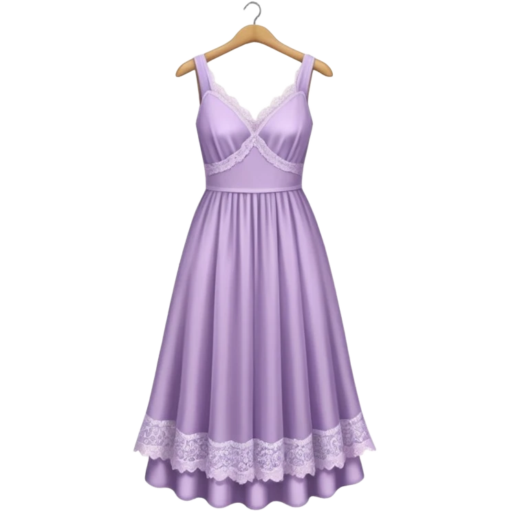 Pale Purple Rack of feminine clothes emoji