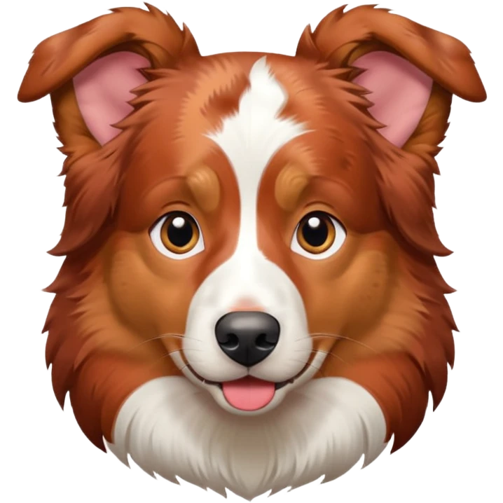 Australien Shepherd red merle emoji