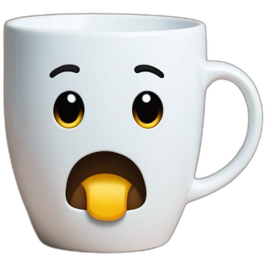 A White mug with the inscription "Yo no me he vacunado, pero me he tomado un pacharán!" emoji