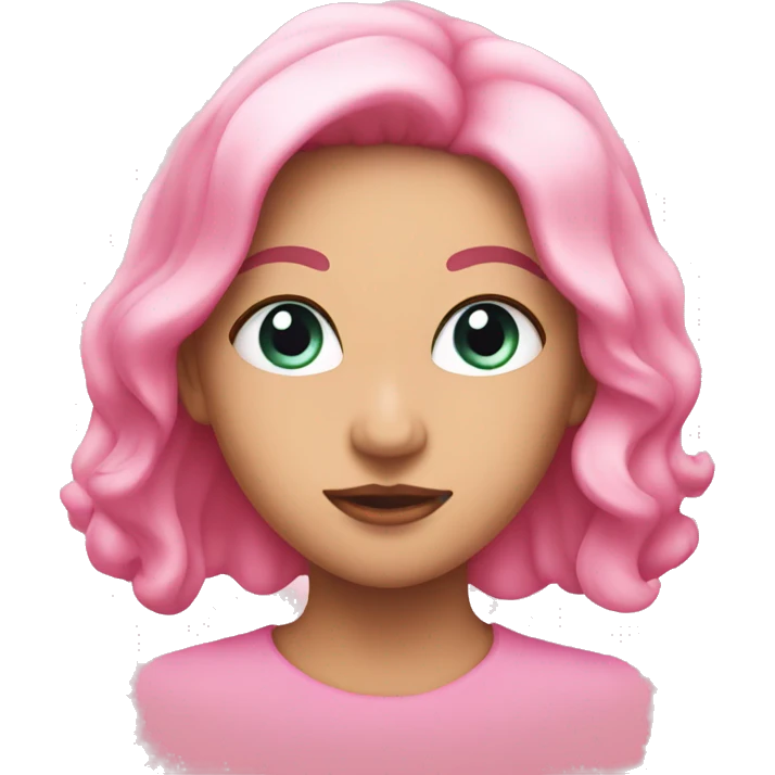 seta rosa emoji