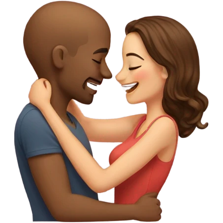 Kiss the boyfriend emoji