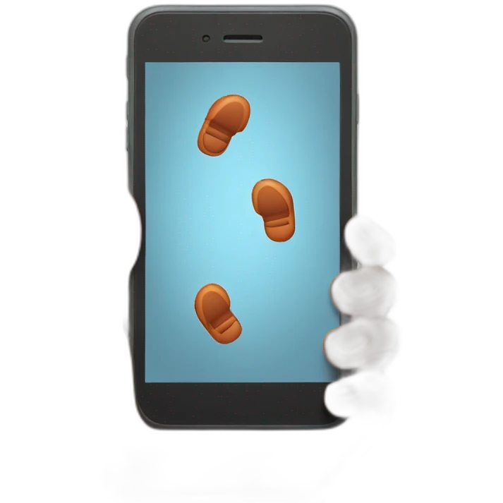 phone with legs emoji