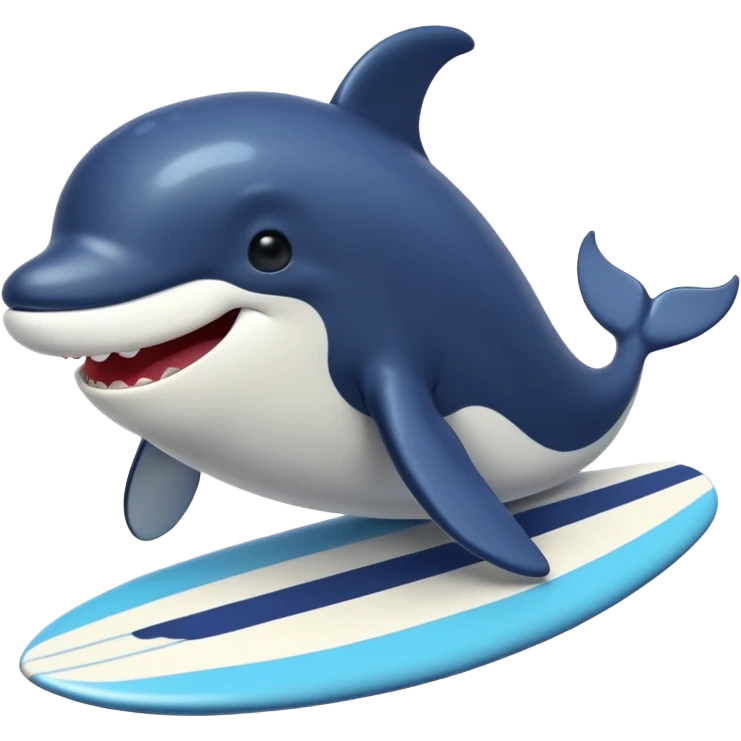 surfing whale emoji