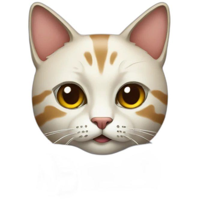A cat with a paper document emoji