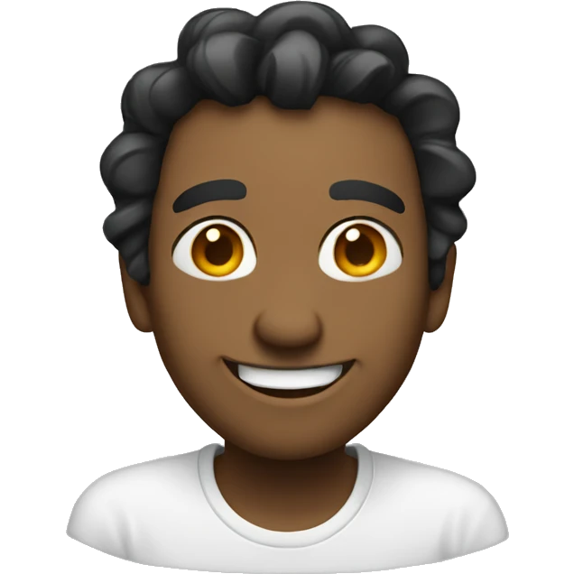 smiling crooked emoji
