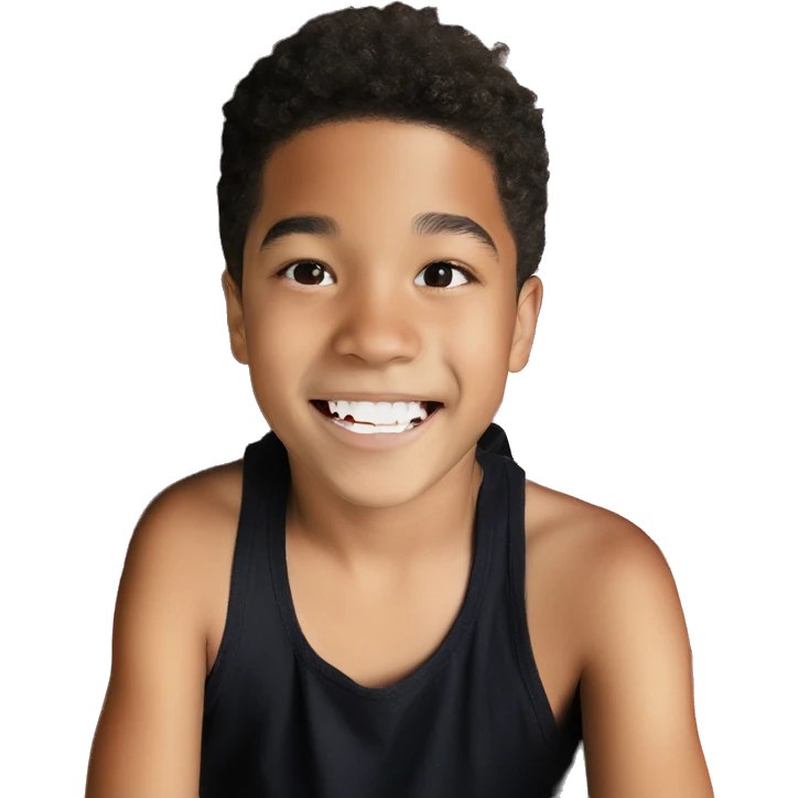 happy boy in real life. emoji