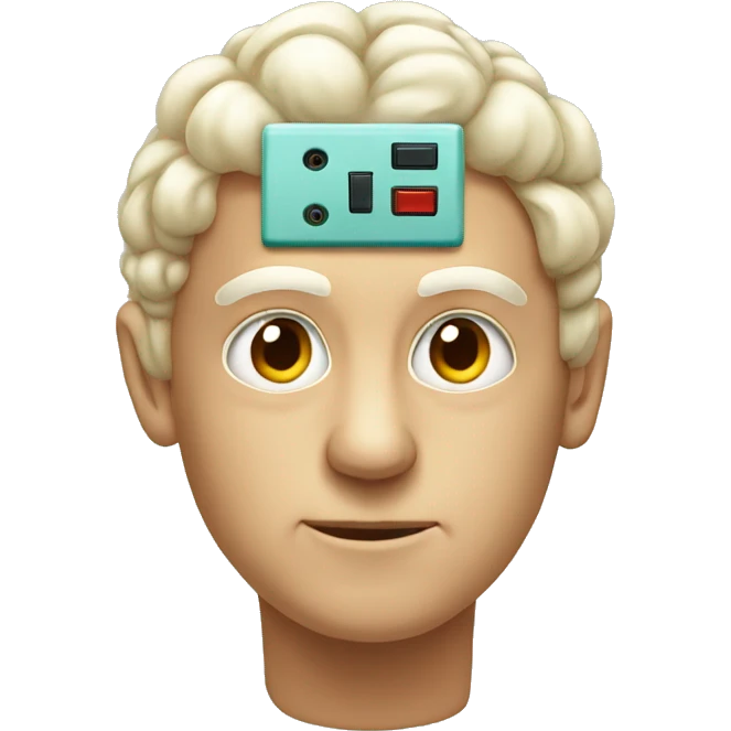 Turning off your brain with a switch emoji
