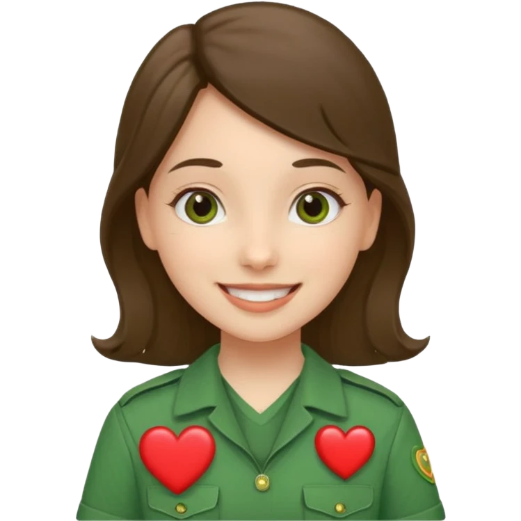 Girl Scouts heart emoji