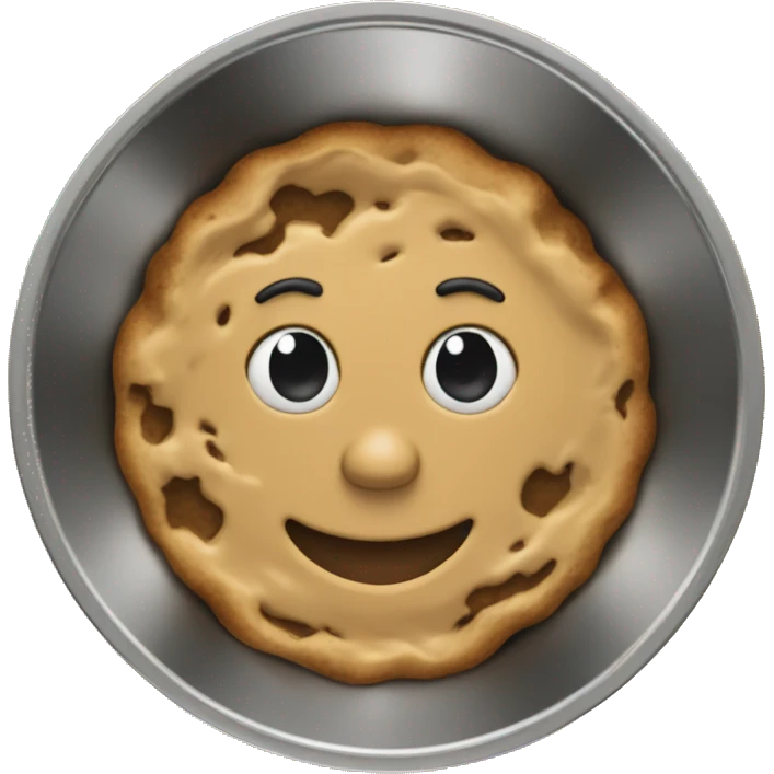 cookie batter in a metal bowl emoji