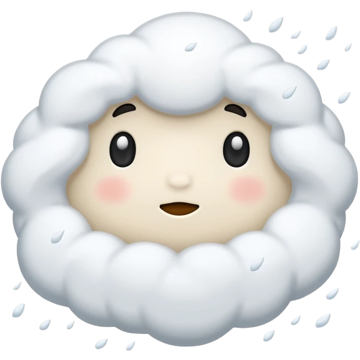 A soft snowfall with large white flakes floating gently.























































 emoji