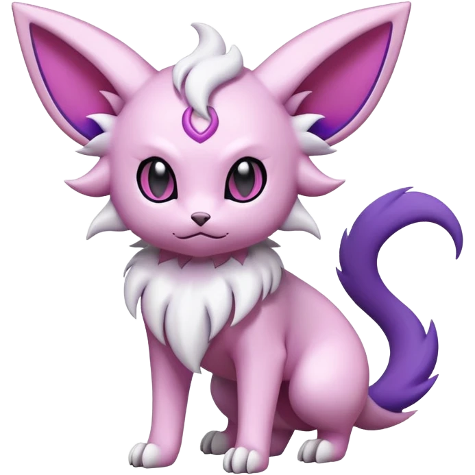 Espeon-Absol-Skitty-Pokémon-Fakémon-hybrid-creature (full body) emoji