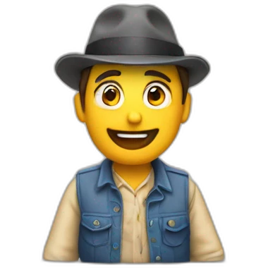 Vendedor de cupones de la once emoji