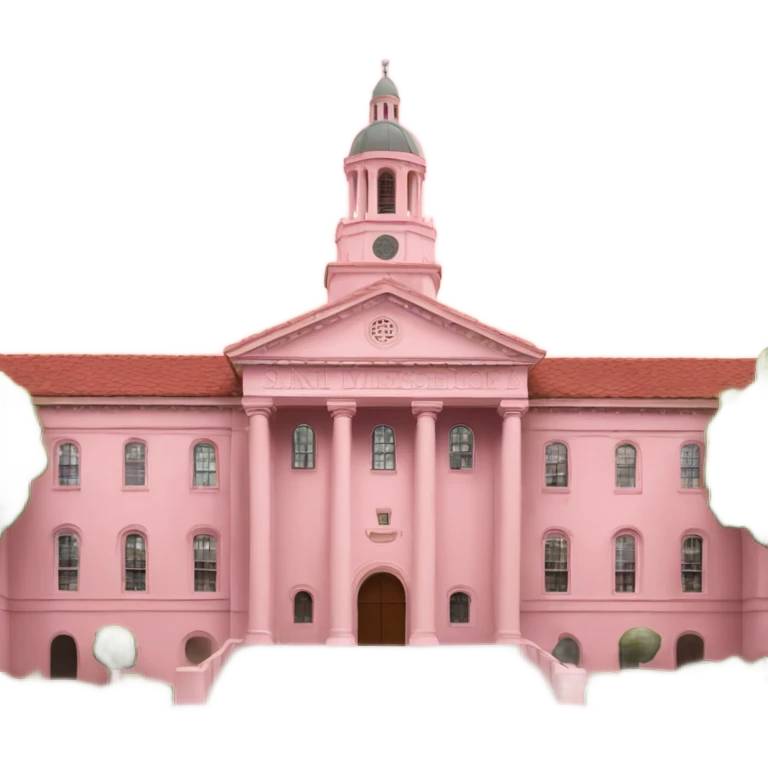 pink Stanford university building w/o mentioning Santford emoji