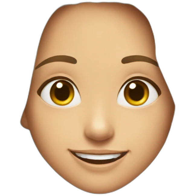 Beatifull girl smile emoji