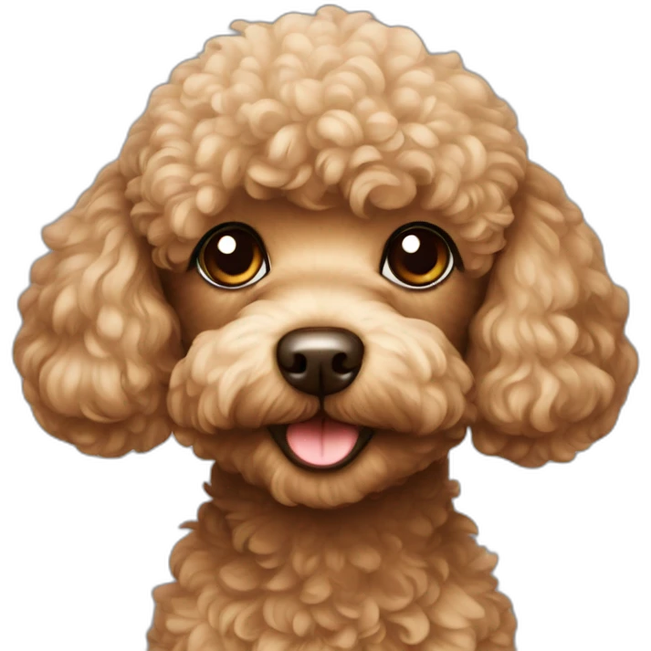 toy poodle emoji